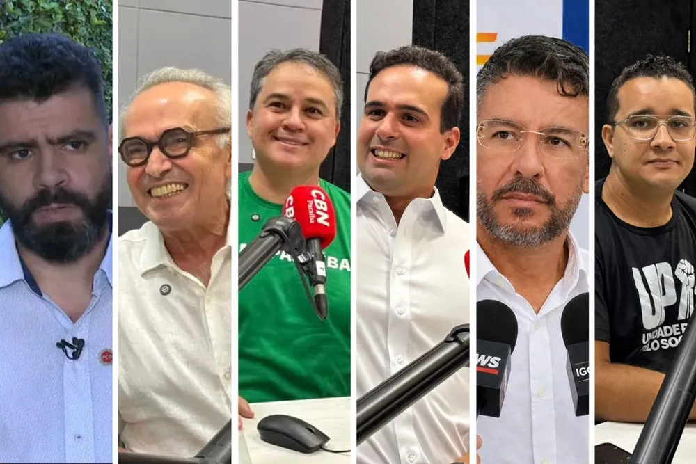 Candidatos ao governo da Paraíba começam campanha com adesivaços, caminhadas e mobilizações